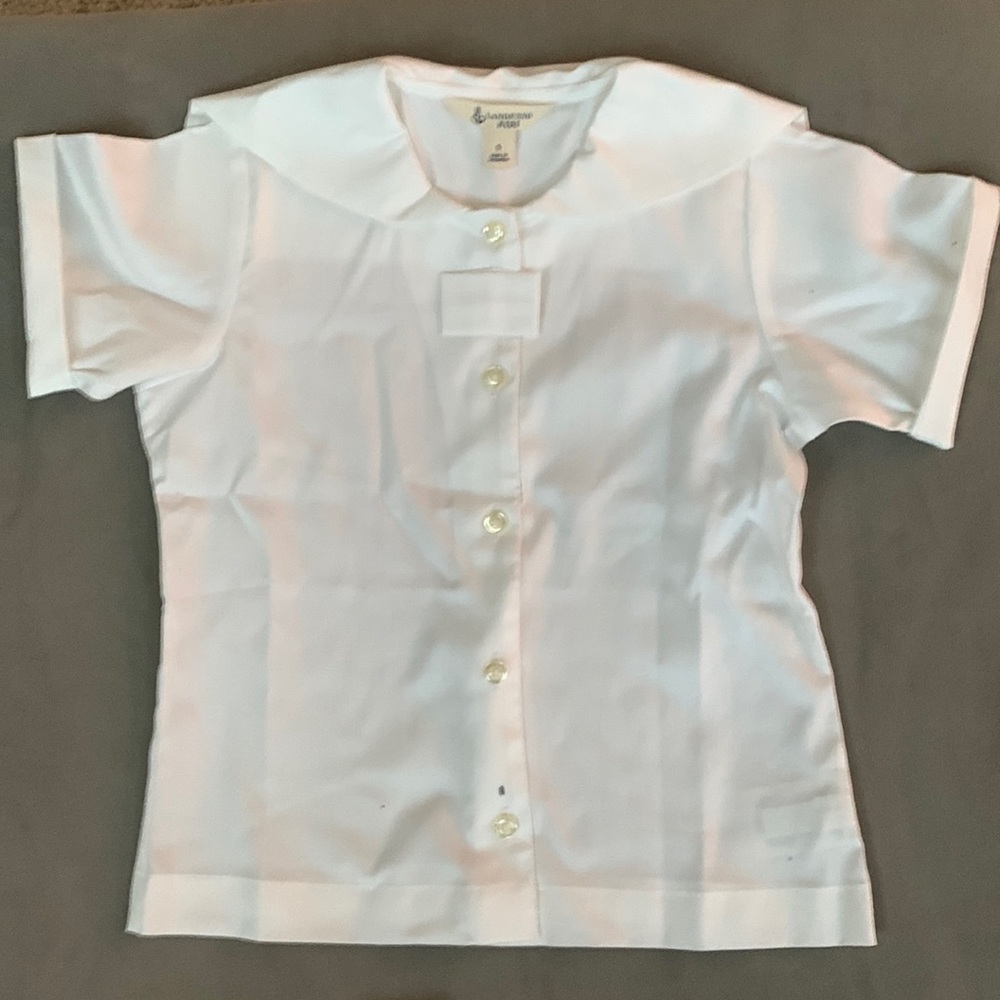 Peter Pan short sleeve blouse